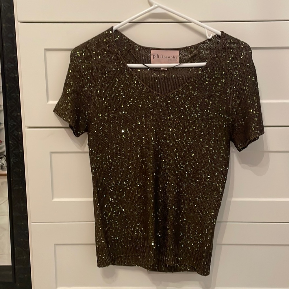 Philosophy Sparkly Top